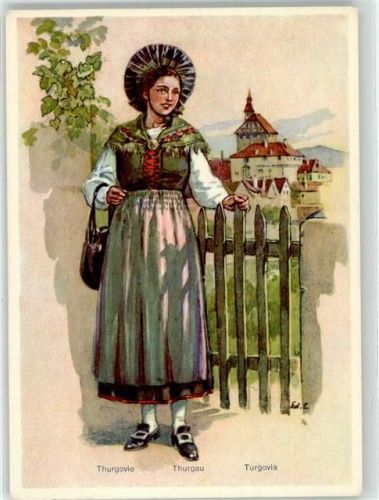 Haidenhaus Lithographie Trachten