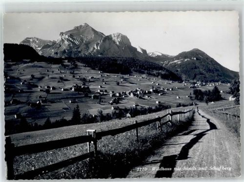 9658 Wildhaus - Säntis Schafberg