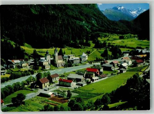 7542 Susch Foto AK Kirche Val Tantermozza Schweizer Nationalpark