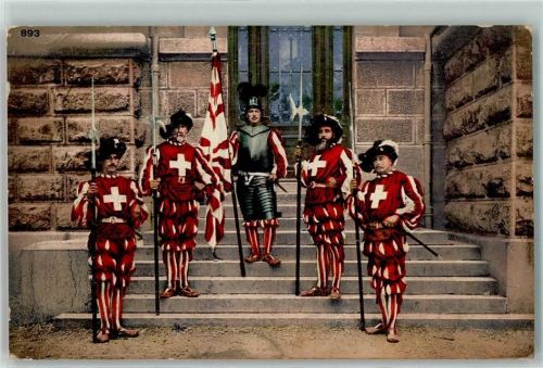 1824 Caux 1911 - Schweizer GArdisten