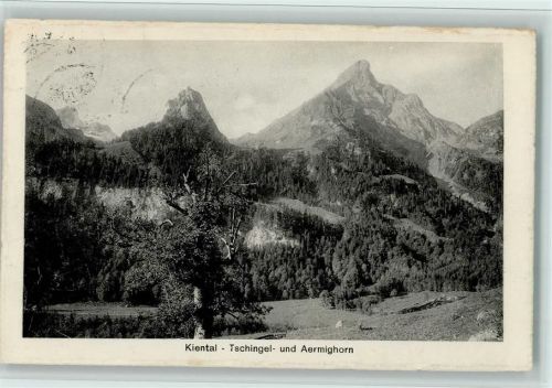 3723 Kiental - Tschingel- und Aermighorn schwarz-weiss