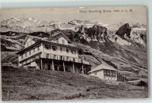 Wildspitz 1913 - Hotel Rossberg Kulm