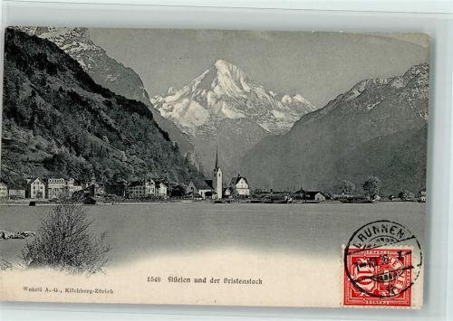 6454 Flüelen 1906 - und der Bristenstock