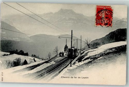 1854 Leysin 1909 - Chemin de fer