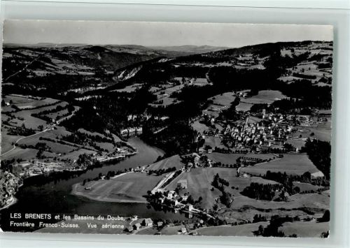 2416 Les Brenets - Les Bassins du Doubs Frontière Vue aérienne