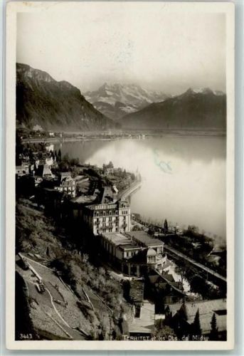 1820 Territet 1929 - et les Dts de Midi