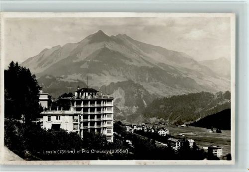 1854 Leysin - Pic Chaussy