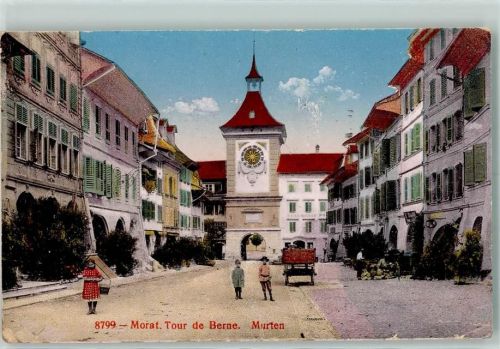 3280 Murten Morat Gebrauchsspuren Tour de Berne Murten