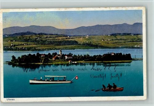 Ufenau Insel - See Schiff Boot Verlag Künzli 5400