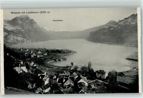 8872 Weesen - mit Leistkamm Churfirsten