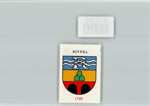6802 Rivera Capidogno - Vignette Wappen Kaffee Hag ca 1920-1940 Riveria