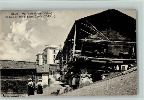 3961 St-Luc - Val d'Anniviers et Hôtel Mont-Cervin