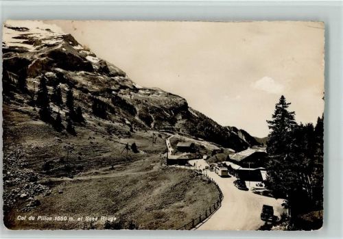Col du Pillon - Berggasthaus Reisebus Autos