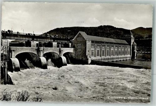 5080 Laufenburg 1954 Foto AK Elektrizitätswerk