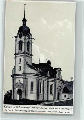 8834 Schindellegi - Kirche erb. 1909 Arch. Hardegger