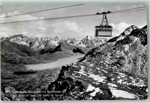 Diavolezza - Luftseilbahn Hüttenstempel