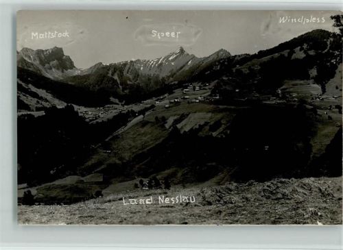 9650 Nesslau 1926 - Mattstock Speer Windpless Laad Nesslau