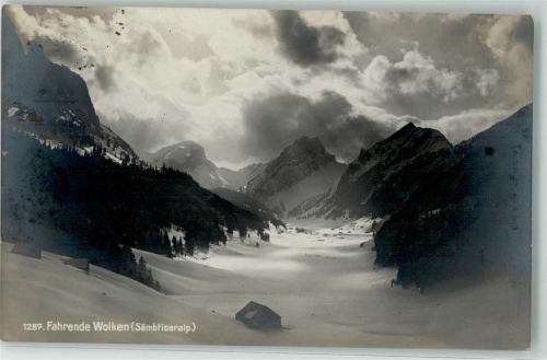 Widderalpstöck 1917 - Fahrende Wolken