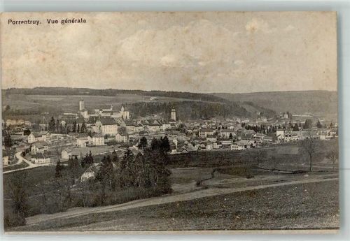 2900 Porrentruy Pruntrut Foto AK Feldpost Bataillon Nr. 51