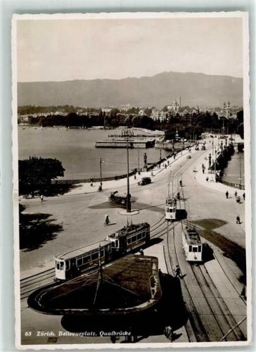 8000 Zürich Gebrauchsspuren Bellevueplatz Quaibrücke