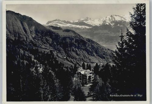 6354 Vitznau - Kurhaus Grubisbalm mit Pilatus