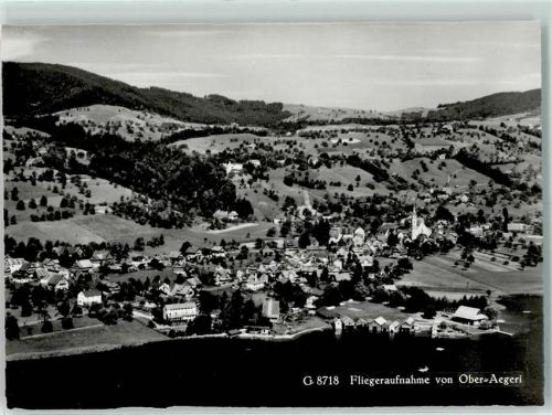 6315 Oberägeri Gebrauchsspuren Fliegeraufnahme