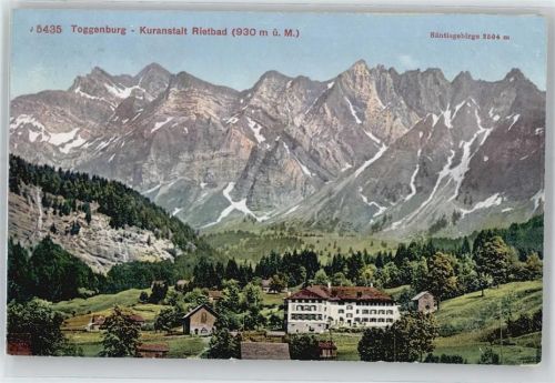 9651 Rietbad Ennetbühl - Kuranstalt, Säntis