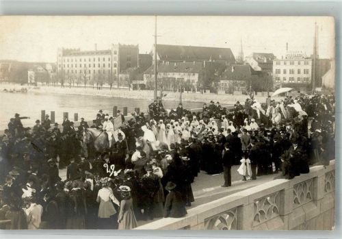 Basel Bâle Fasnacht 1906 Tracht Schweiz Foto AK