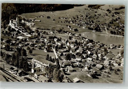 6078 Lungern Foto AK Hotel Haus St. Joseph Bahnhof