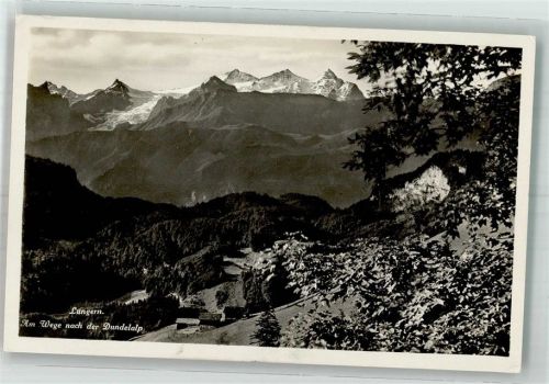6078 Lungern 1939 Foto AK Am Wege nach der Dundealp