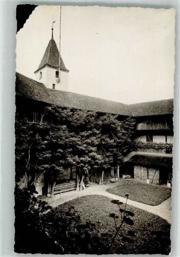 1663 Gruyères Foto AK Schloss