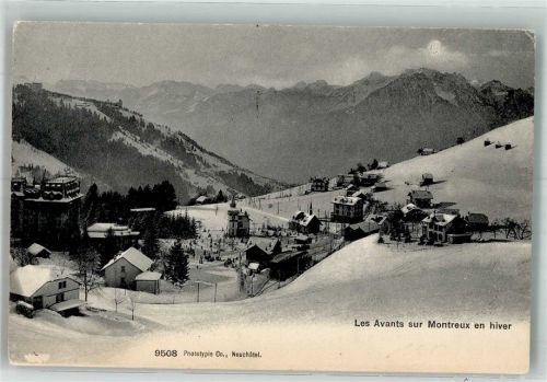 1833 Les Avants 1908 Winter