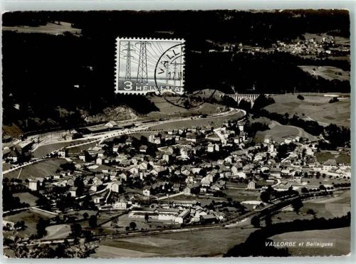 1337 Vallorbe 1959 Gebrauchsspuren et Ballaigues