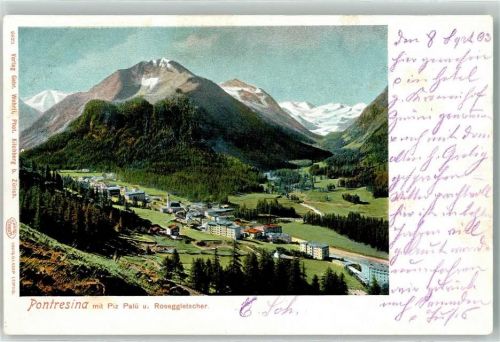 7504 Pontresina - Piz Palü Roseggletscher