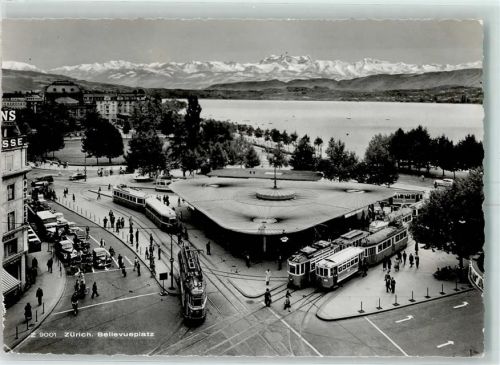 8000 Zürich - Bellvueplatz Straßenbahn