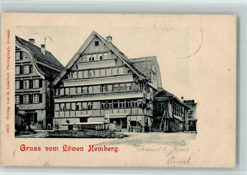 9633 Hemberg 1905 - Gasthaus Löwen
