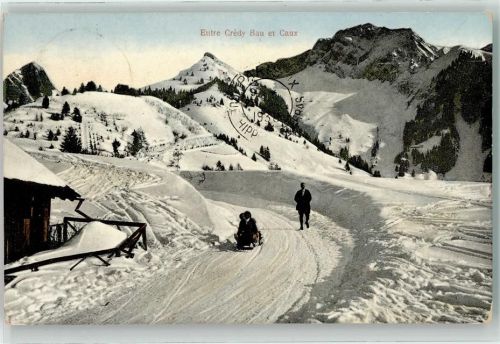 1824 Caux - Winter Schlitten Crédy Bau