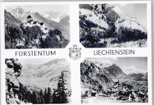 Vaduz - Schloß, Falknis