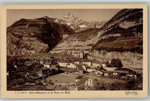 1890 St-Maurice - Dent du Midi