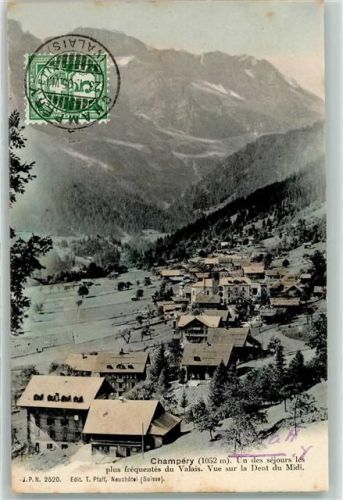 1874 Champéry 1905 - Dent du Midi