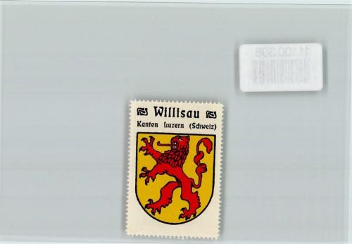 6130 Willisau - Vignette Wappen Kaffee Hag ca 1920-1940