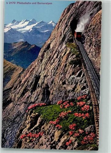 6010 Pilatus Kulm Foto AK Zahnradbahn Pilatusbahn