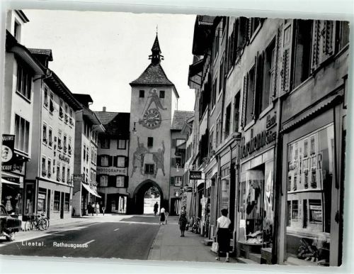 4410 Liestal Gebrauchsspuren Rathausgasse Törli Feldpost Kurse und Schulen