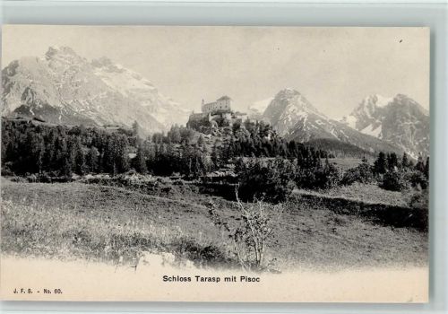 7553 Tarasp - Schloss Tarasp mit Pisoc