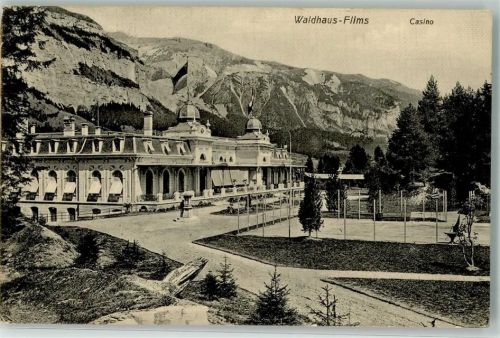 7018 Flims Waldhaus 1912 - Kasino