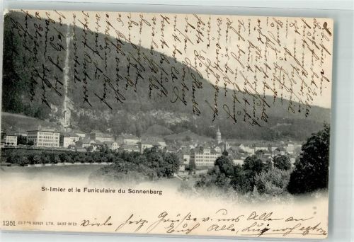 2610 St-Imier Saint-Imier 1904 - Bergbahn zum Sonnenberg