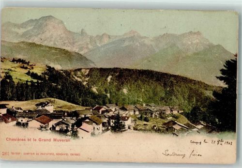 1885 Chesières - Grand Muveran