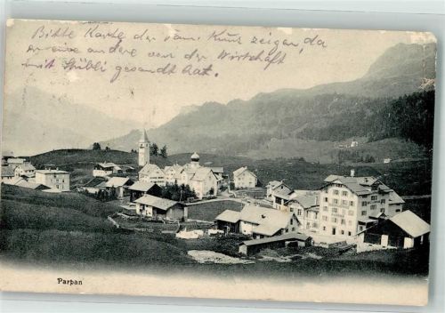 7076 Parpan 1919 Gebrauchsspuren