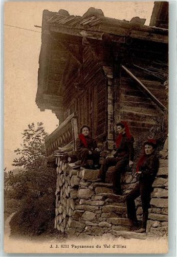 1873 Val-d'Illiez - Bäuerinnen