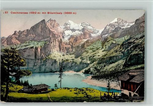 Blüemlisalp Mürren - Ceschinensee mit Blüemlisalp